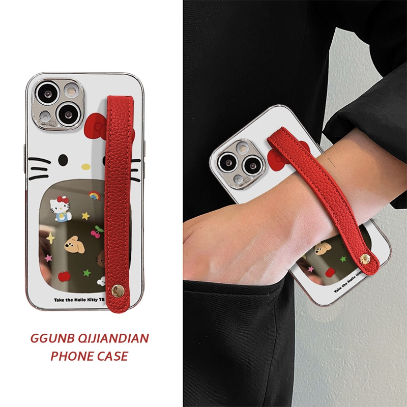 彩色星星大嘴镜框KT猫腕带适用华为Mate70Pro手机壳mate60高级p70保护套p60个性p50小众mate50/40软p40/30