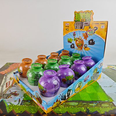 正版植物大战僵尸盲盒小车盲罐