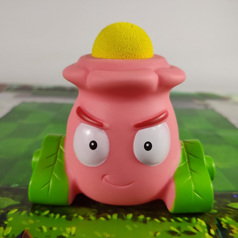 新款植物大战僵尸玩具大号软胶熊果臼炮可弹射炮弹儿童3男女孩6岁