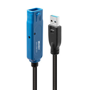 德国LINDY USB3.0专业有源延长线10米可串接高速稳定工业级数据线