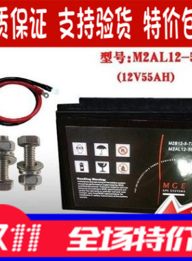 法国梅兰日兰蓄电池M2AL12-55 MGE12V55AH蓄电池机房设备UP包邮