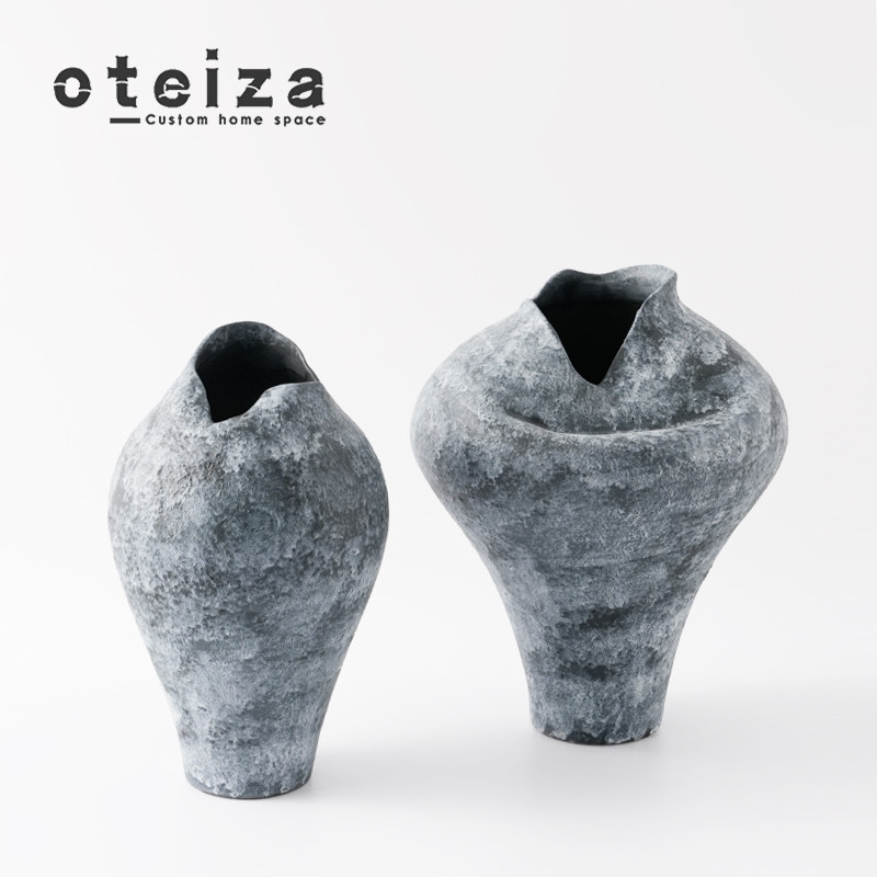 Oteiza现代陶瓷花器样板间售楼处电视柜彩色花瓶客厅家居软装摆件