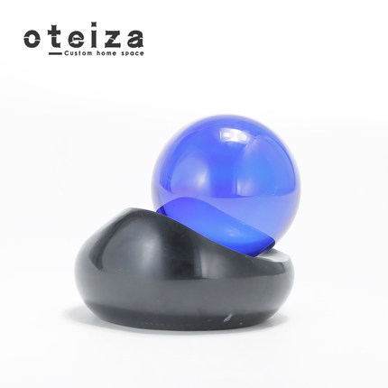 Oteiza简约现代大理石回形摆件样板间售楼处酒店家庭茶几书房软装