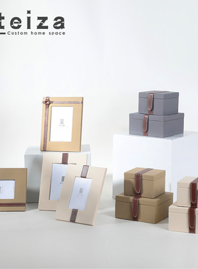 创意长方形相框样板间家居装饰