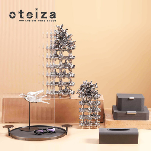 创意样板间收纳盒OTEIZA木质现代