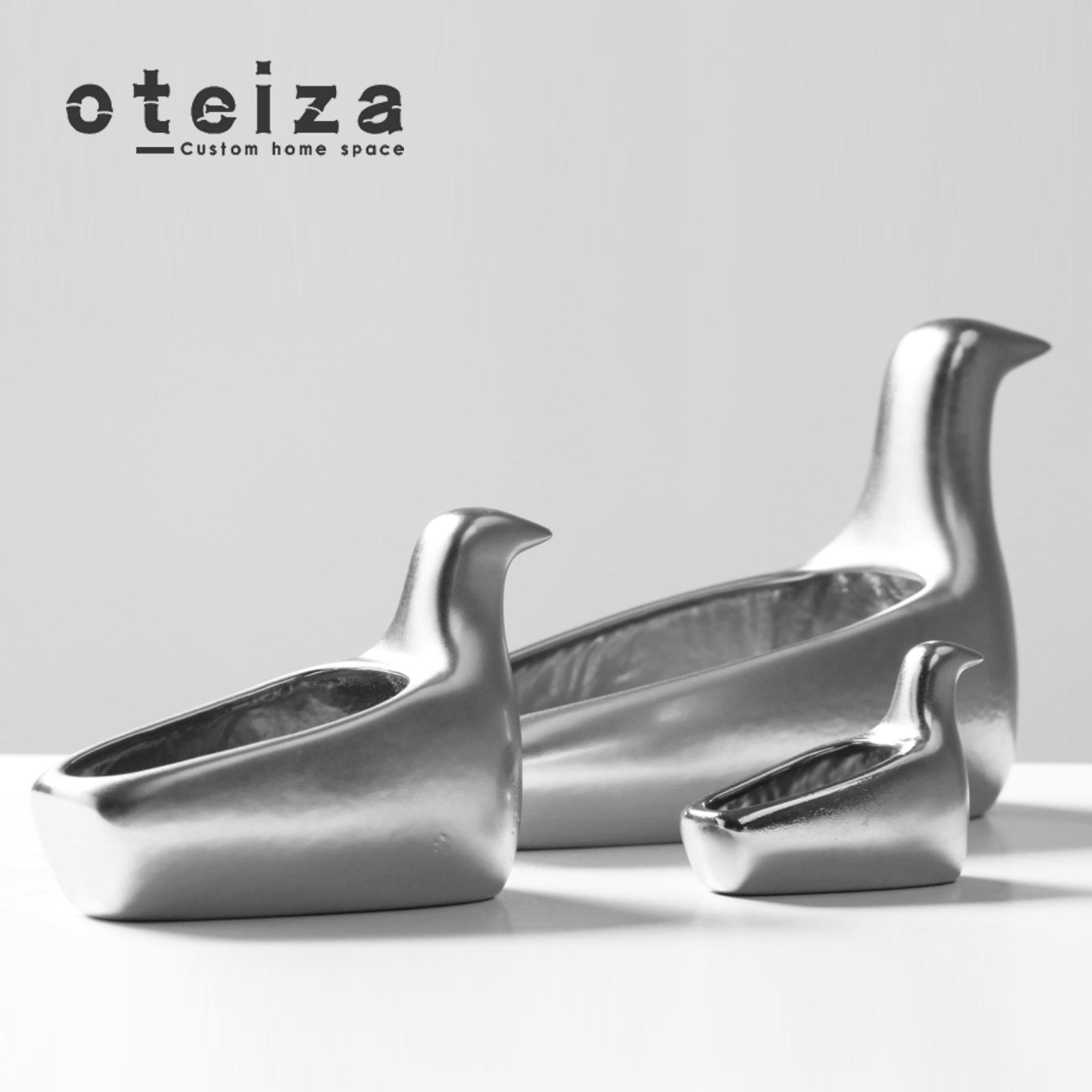 Oteiza简约现代创意动物造型置物盘托盘样板间售楼处别墅陶瓷摆件,家居饰品,装饰摆件,淘宝优惠券,粉丝福利购,淘宝优惠卷
