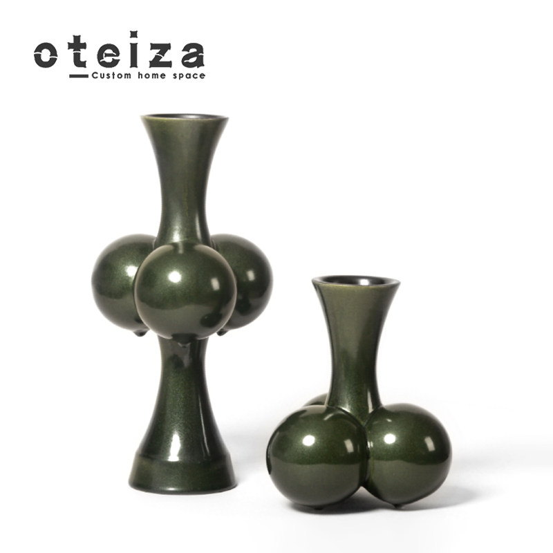 Oteiza现代轻奢陶瓷艺术花瓶桌面插花器摆件样板间售楼处创意装饰,家居饰品,装饰摆件,淘宝优惠券,粉丝福利购,淘宝优惠卷