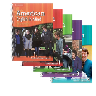 剑桥American english in mind starter/1/2/3/4级别 教师书