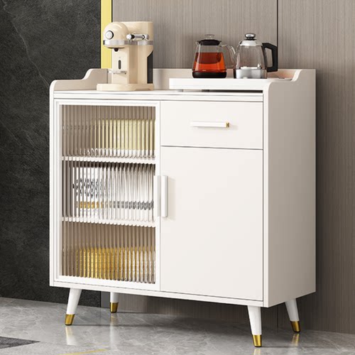 唯旺奶油风岩板茶水柜工厂直销