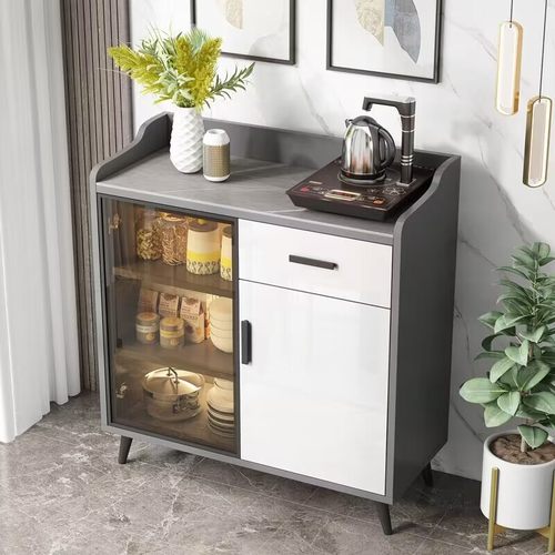 安尧轻奢茶水岩板高光钛瓷门