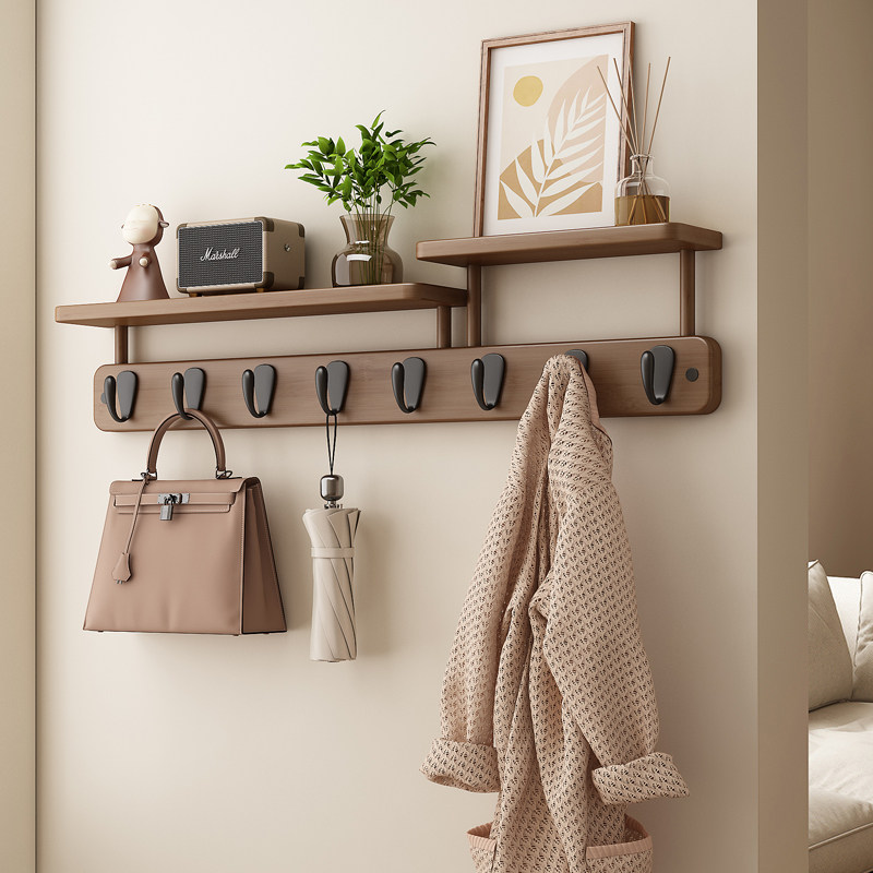 挂衣钩入户玄关挂衣架壁挂墙上创意挂钩免打孔衣帽钥匙排钩置物架,家居饰品,装饰挂钩,淘宝优惠券,粉丝福利购,淘宝优惠卷