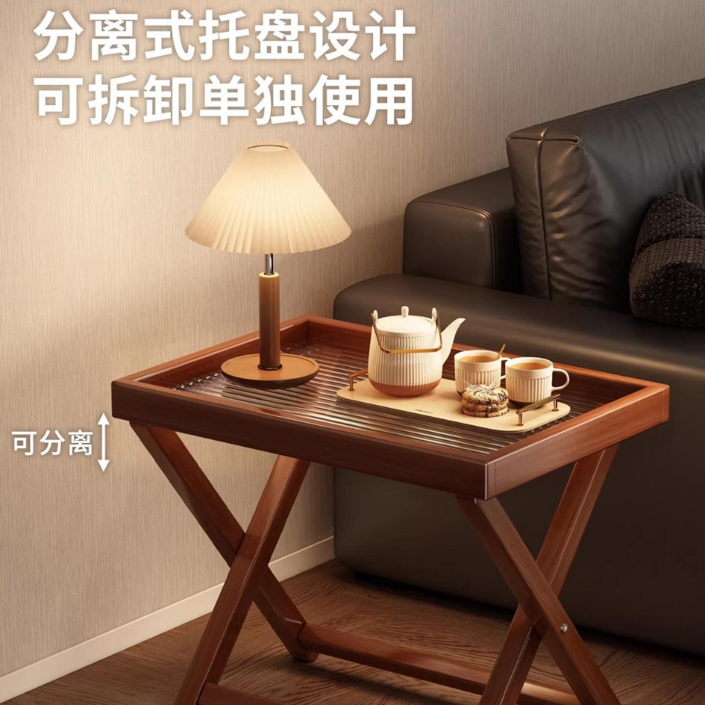 小户型小桌子卧室房间折叠茶几