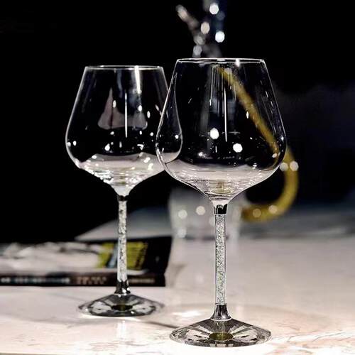 轻奢高档勃艮第红酒杯家用水晶
