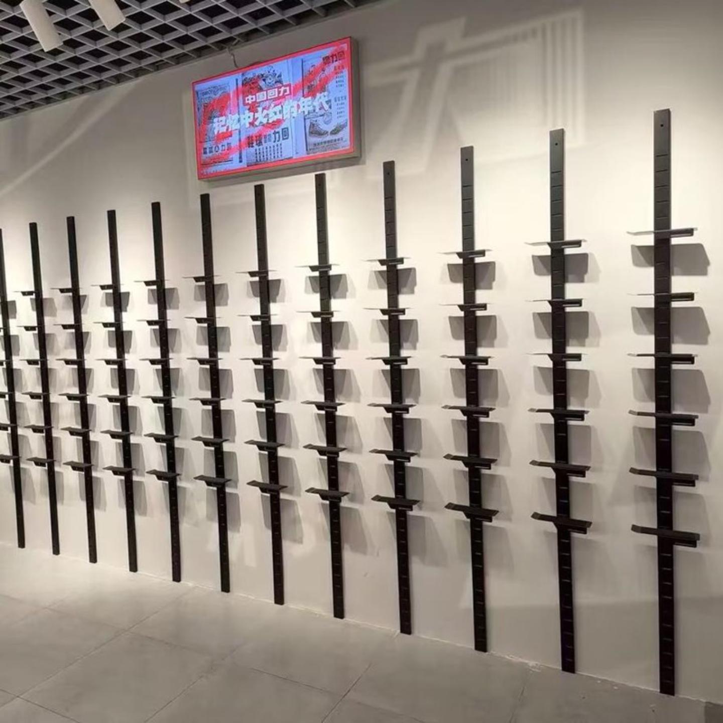 鞋店展示架男女上墙鞋架陈列