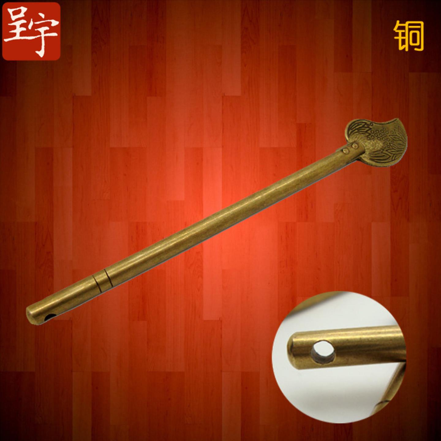 呈宇新中式门拴木门拉手带孔锁栓