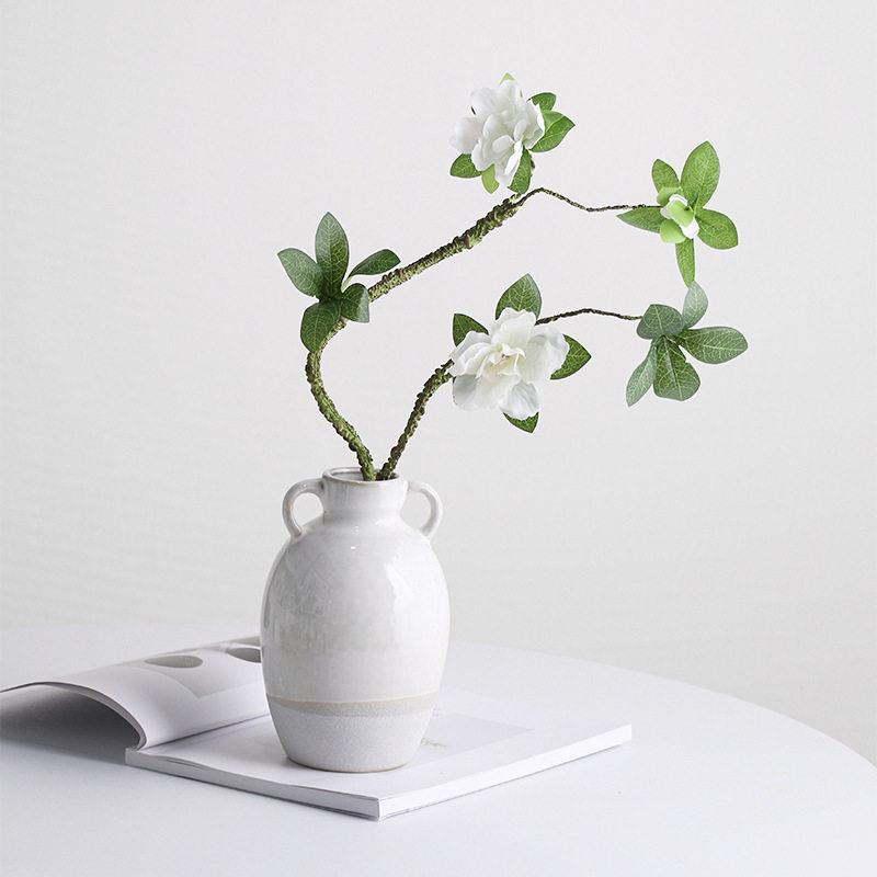 优素欧式简家约仿真花干水培陶瓷花居玄关花件器摆装饰工艺23-3-1