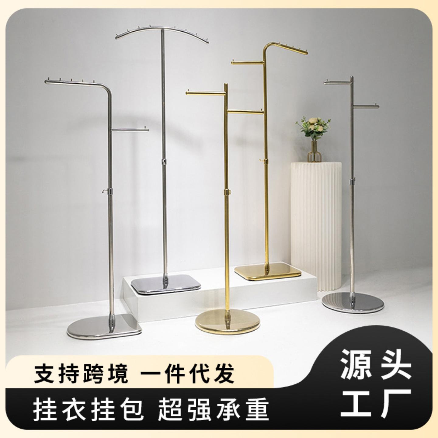 服装店展示架女装店间不锈钢中岛