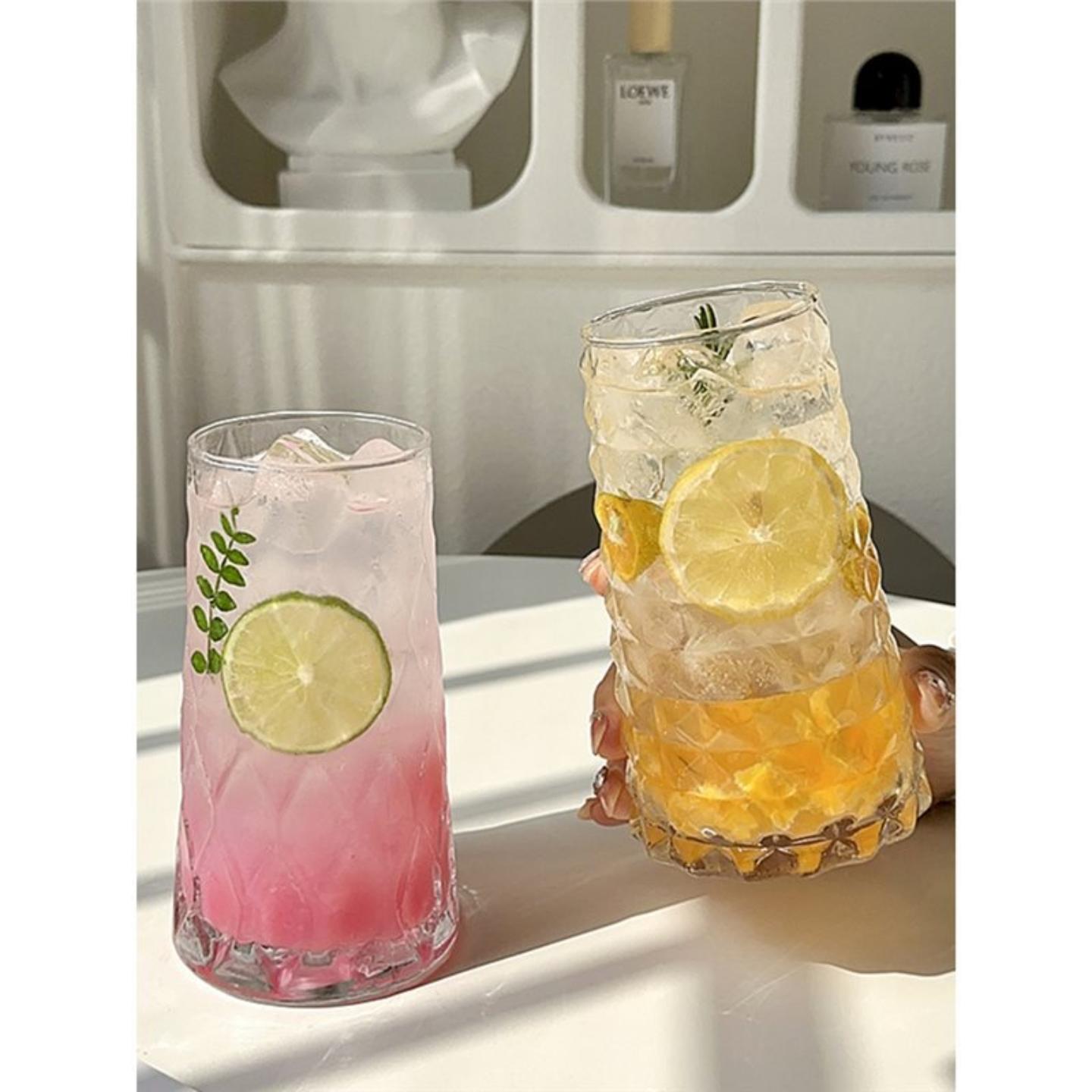 饮料美式水杯子玻璃冰夏季杯水果