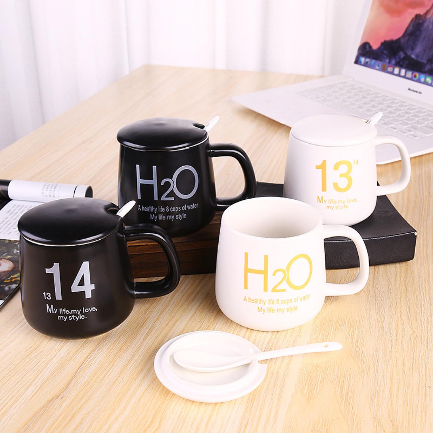1314陶瓷杯早餐杯情侣套装咖啡杯