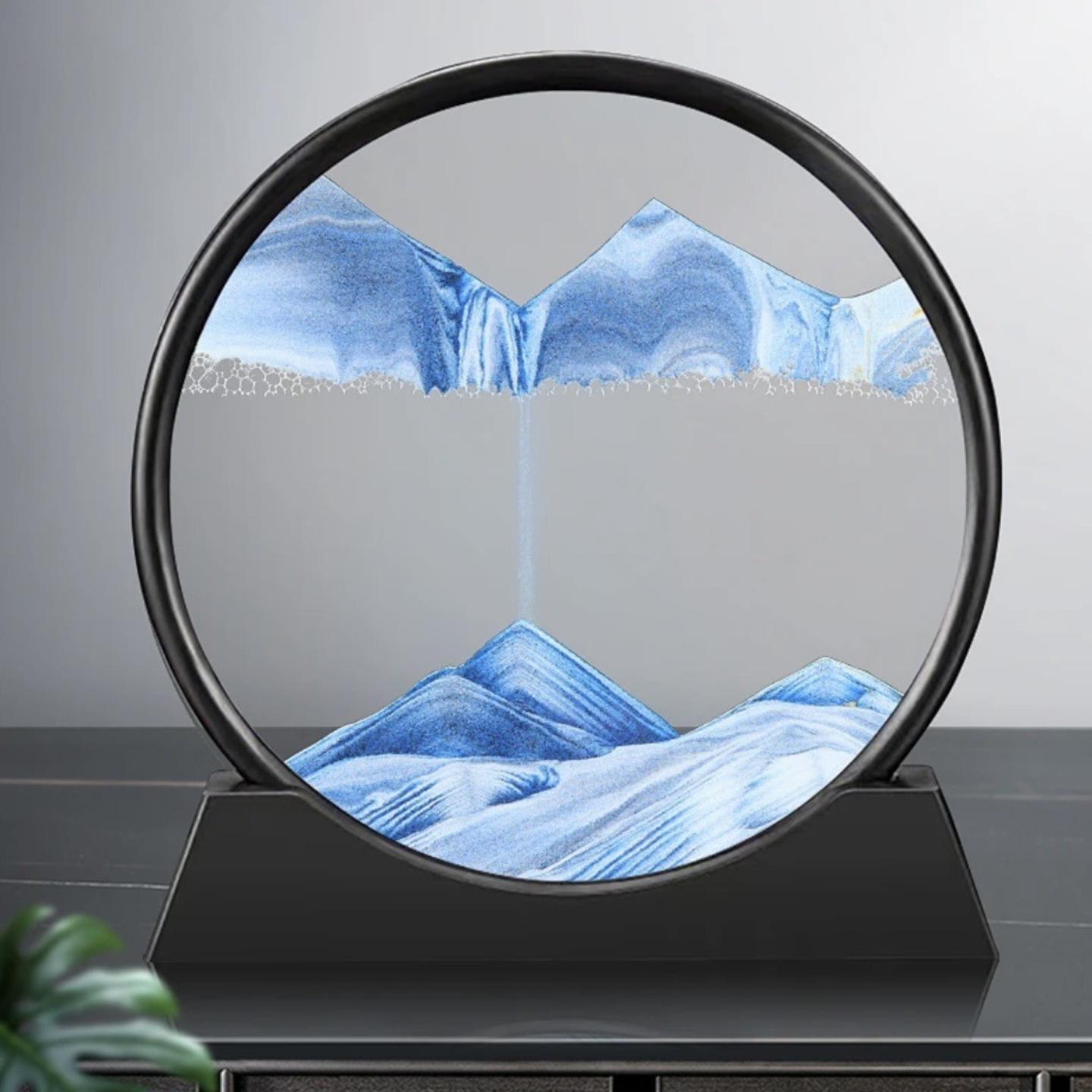 创意流沙画摆件办公室客厅3D立体