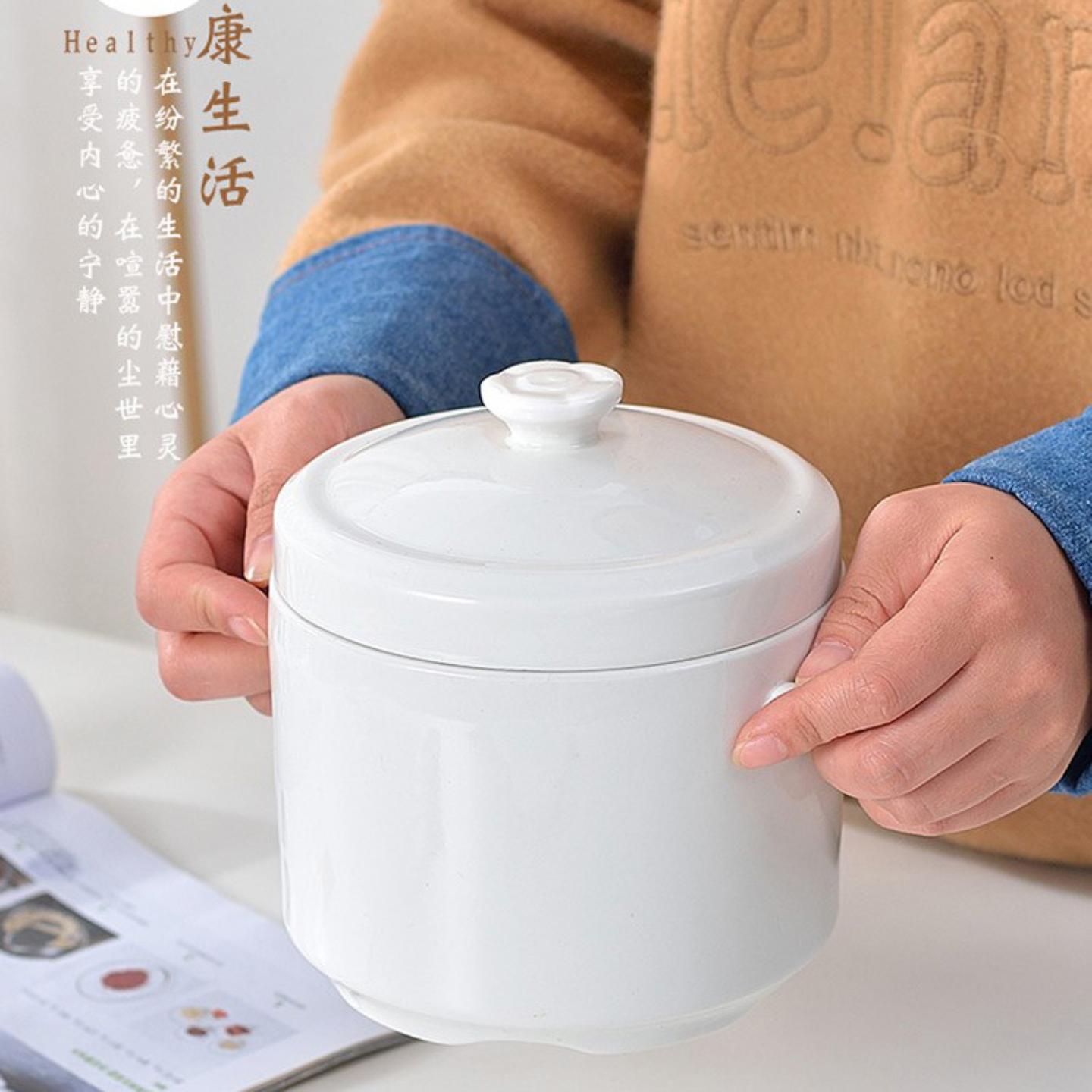 炖盅陶瓷燕窝盅蒸蛋碗双盖家用