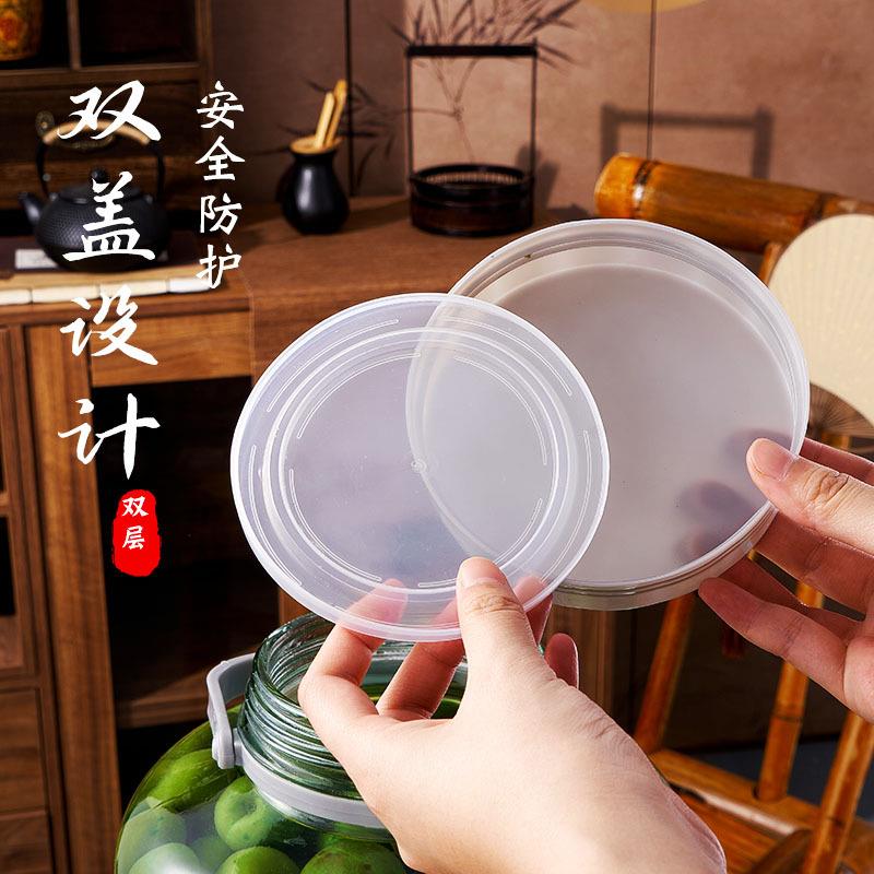 玻泡酒专用泡罐加厚带龙头酵素密封罐家璃用菜坛子自酿酒梅兰竹菊