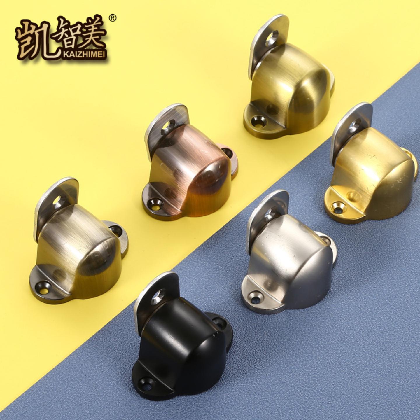 锌合金地吸免打孔磁吸隐形门卧室