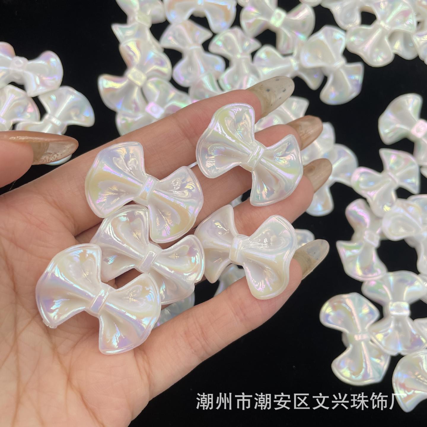 21*28mm对称意面蝴蝶结镀彩