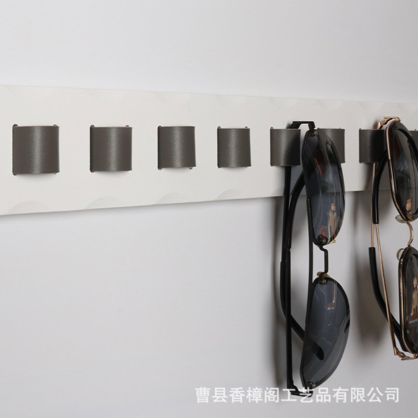 木质太阳镜墙面收纳架家居客厅