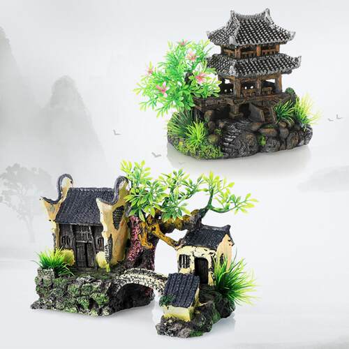 鱼缸装饰水族箱造景树脂工艺品