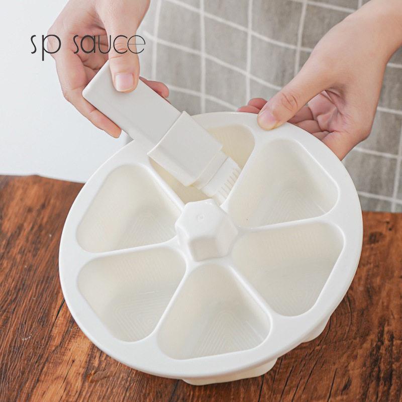 式日寿司模具六合一做紫菜包饭便盒当三饭团模227-H-39具角饭团制