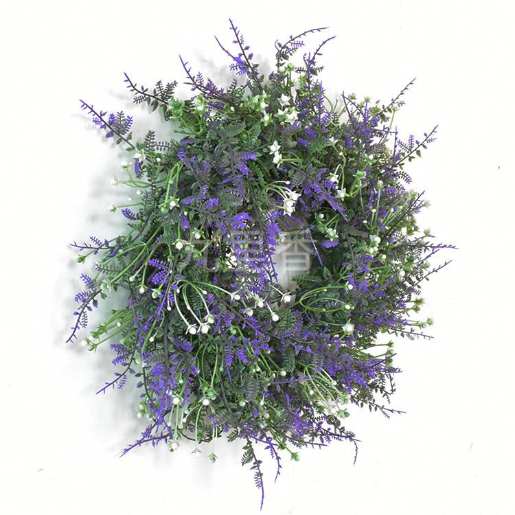 合欢饰草花环美系婚礼装用品薰饰花衣草环挂件橱窗装拍摄840道具