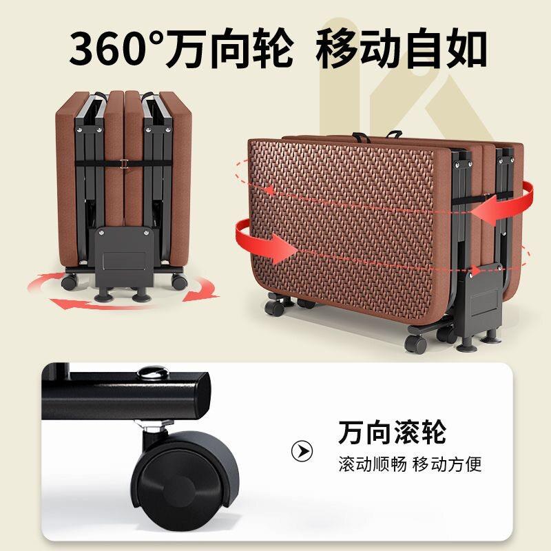 便式公休折叠床人躺椅家用简午易医院陪护行室军床午睡佐致（收神