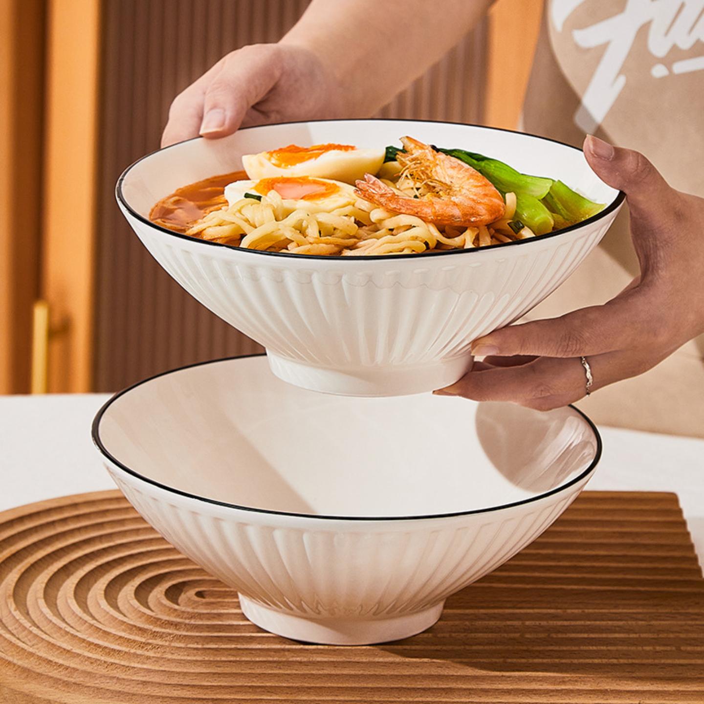 拉面碗家用陶瓷碗餐具日式吃