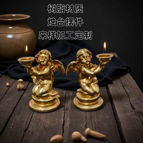 色小天使JY-TS01雕塑摆件 拉小琴造型提家居 装饰艺金术好物精致