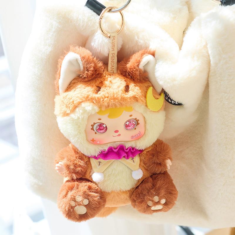 三玩毛月光鸣小奏曲绒盲盒少女心毛绒毛具装饰品摆件厂MR1071家直