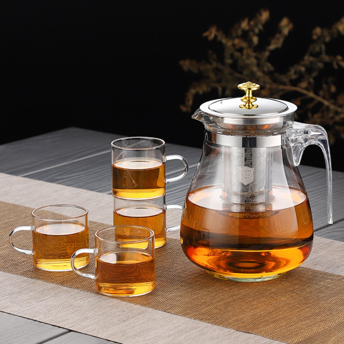 玻璃茶壶花茶壶办公茶具304