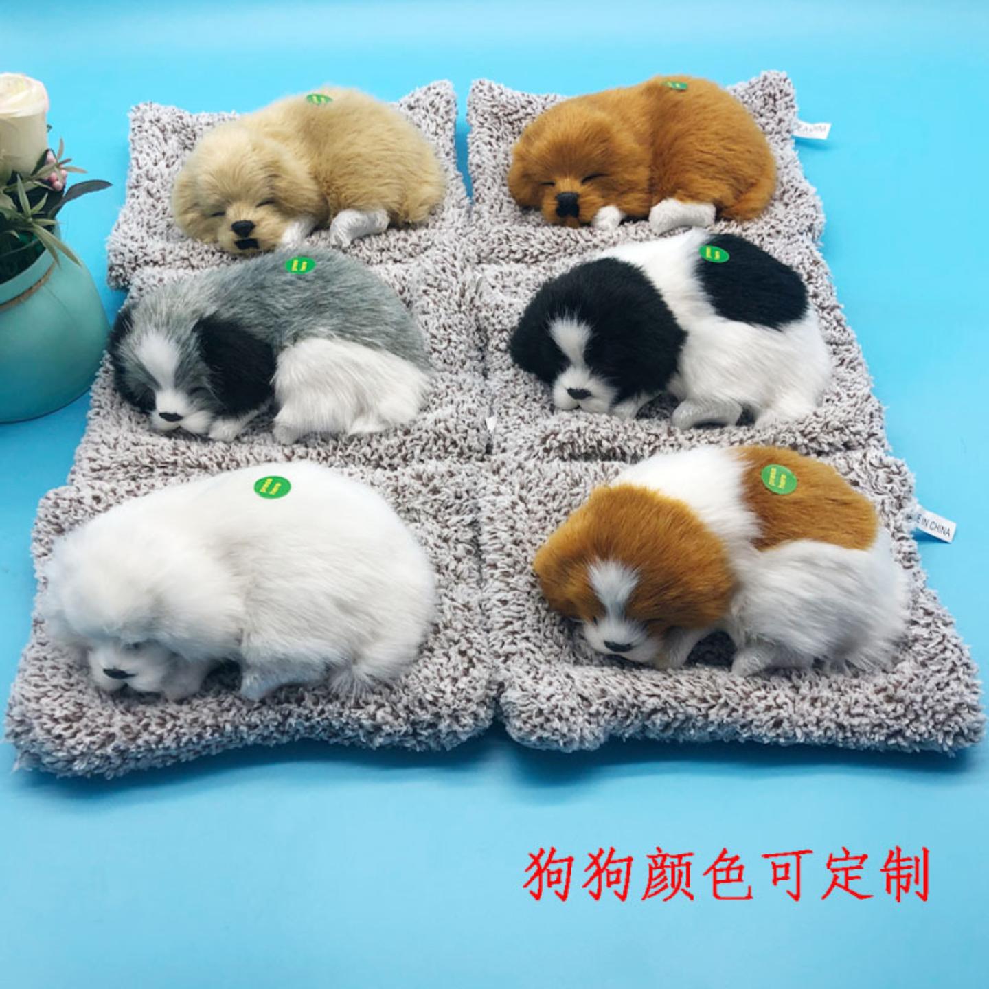 竹炭仿真狗动物车载摆件竹炭包