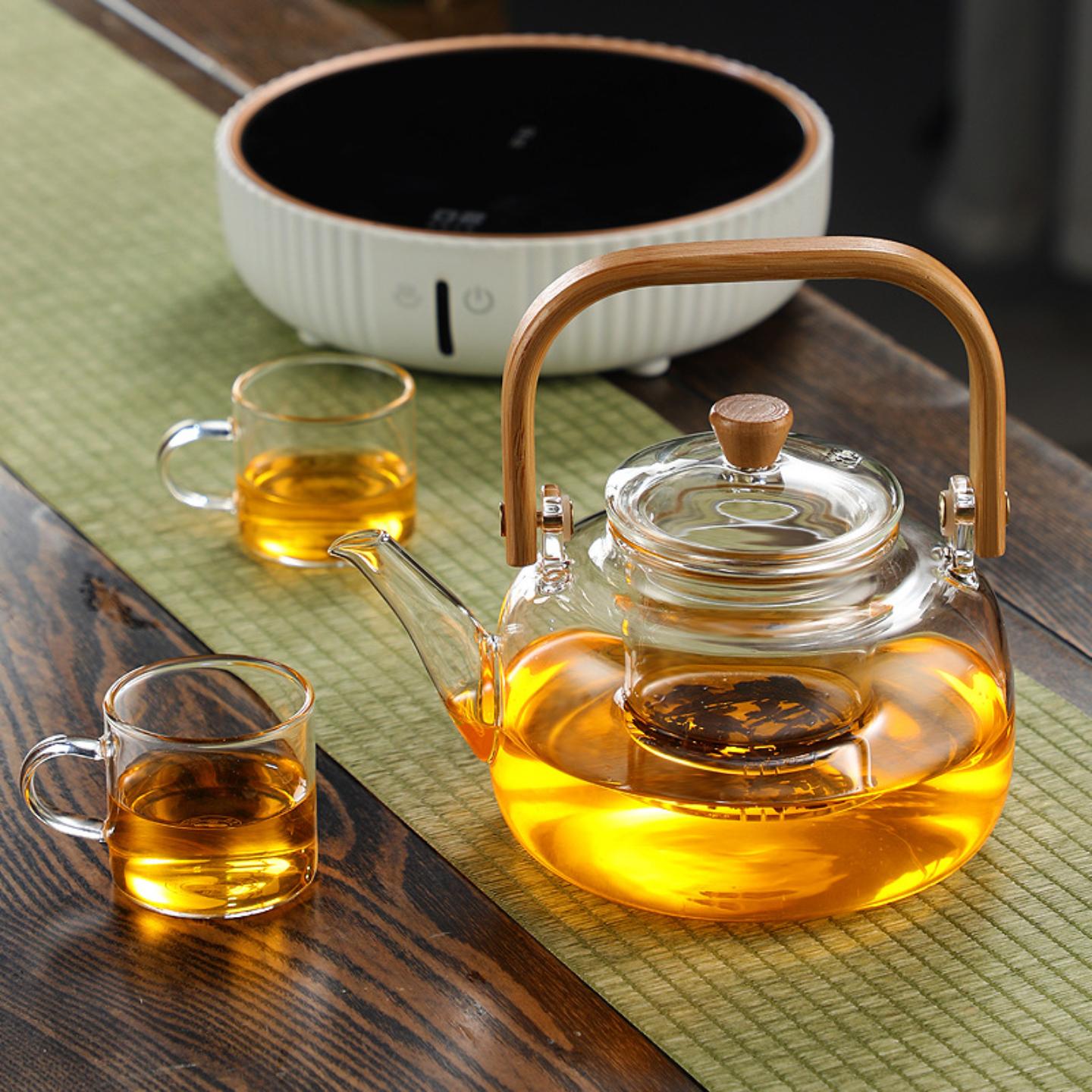 玻璃茶壶家用高硼硅过滤泡茶壶