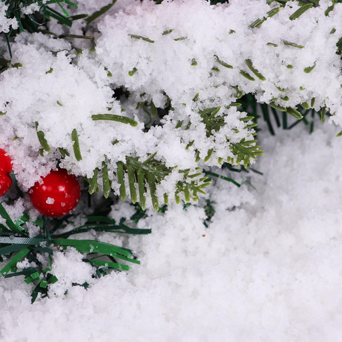 圣诞装饰品假雪花雪景雪粉雪粒