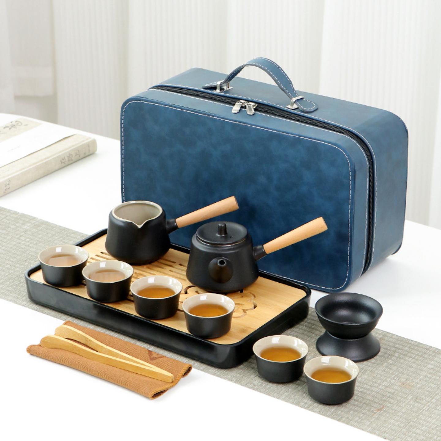 旅行茶具套装茶盘家用功夫户外式