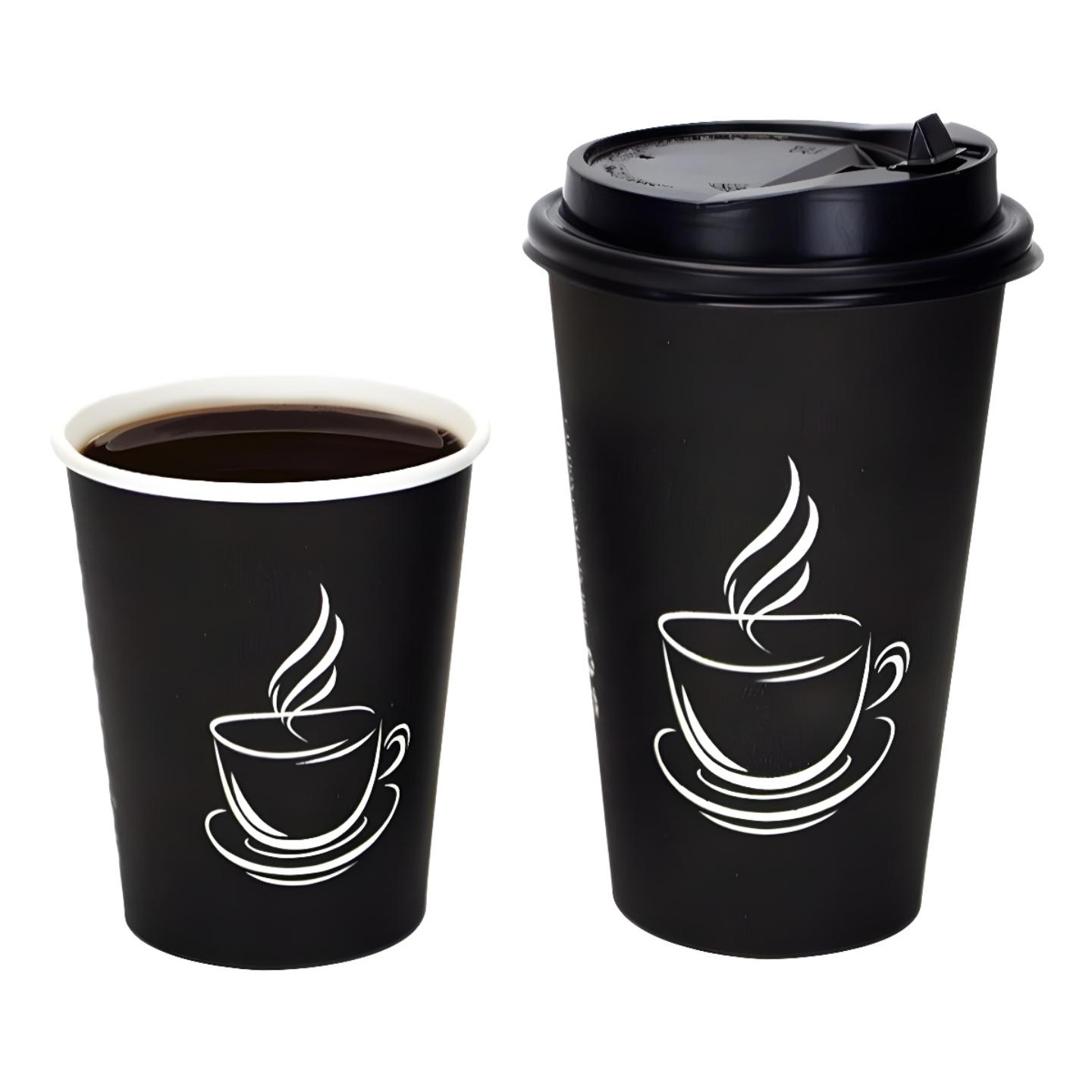 一次性咖啡杯加厚纸杯子奶茶杯