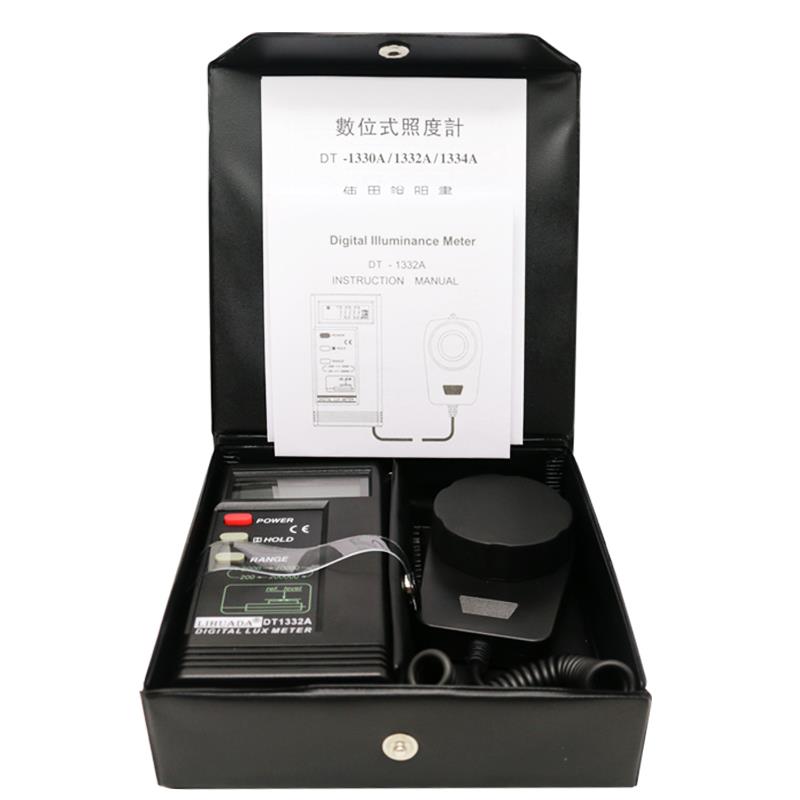 高精度照度DT1330A计测光仪亮度测试仪传感器光照度屏幕亮度测量