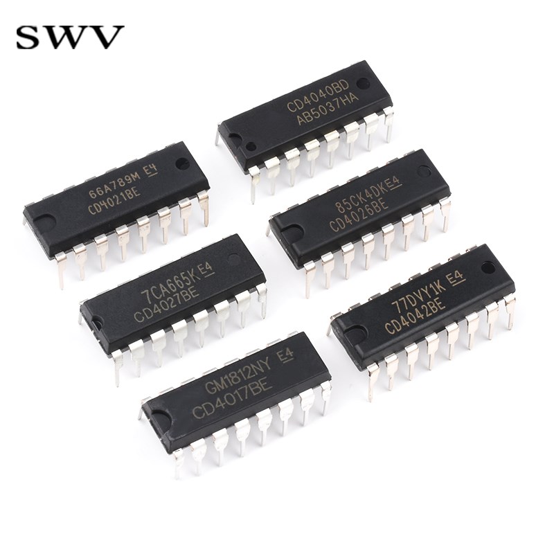 CD4017 4020 4021 4026 4027 4028 4040 4042BE4043直插芯片