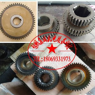 龙门铣头动力头铣削头端面铣床铣边机侧面铣配件齿轮花键轴油泵齿