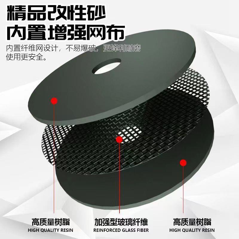 整箱大白鲨磨光片100/125/150/180角磨机打磨片金属除锈抛光砂轮