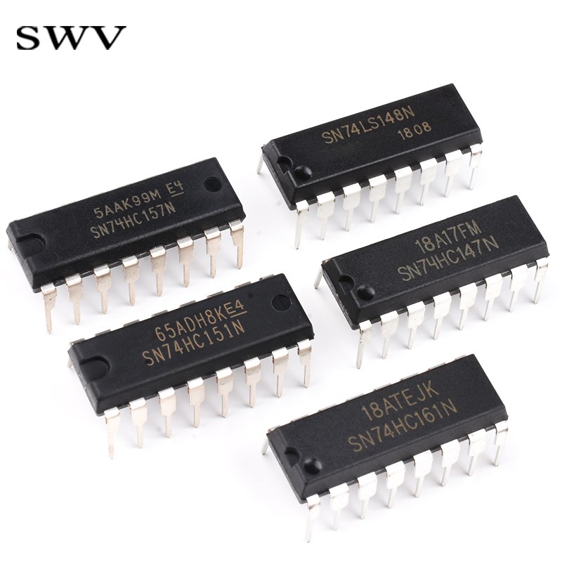 直插SN74HC147 148 151 153 157 160 161 163N芯片IC 封装DIP-16
