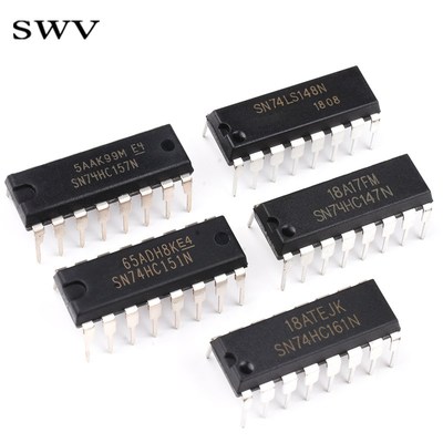直插SN74HC147 148 151 153 157 160 161 163N芯片IC 封装DIP-16
