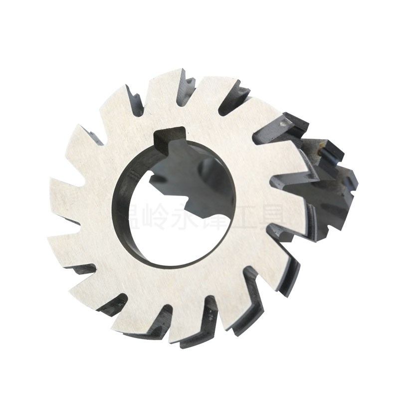 高速钢凹半圆铣刀盘三面刃圆弧内R刀白钢半圆形铣刀R2R5R10R20
