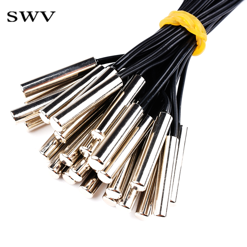 NTC热敏电阻防水型5K10K50K100K空调冰箱温度传感器探头B39503470